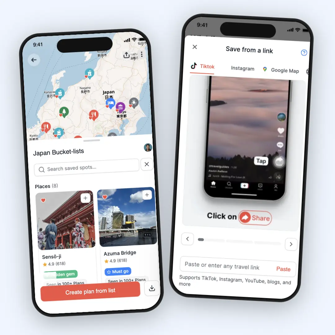 Import from anywhere. Plan in seconds.